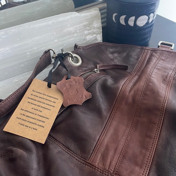 Free People Brown Leather Bag - Picture 2 of 16